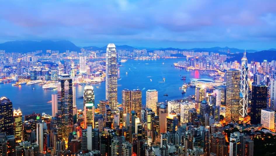Χονγκ Κονγκ παζλ online από φωτογραφία