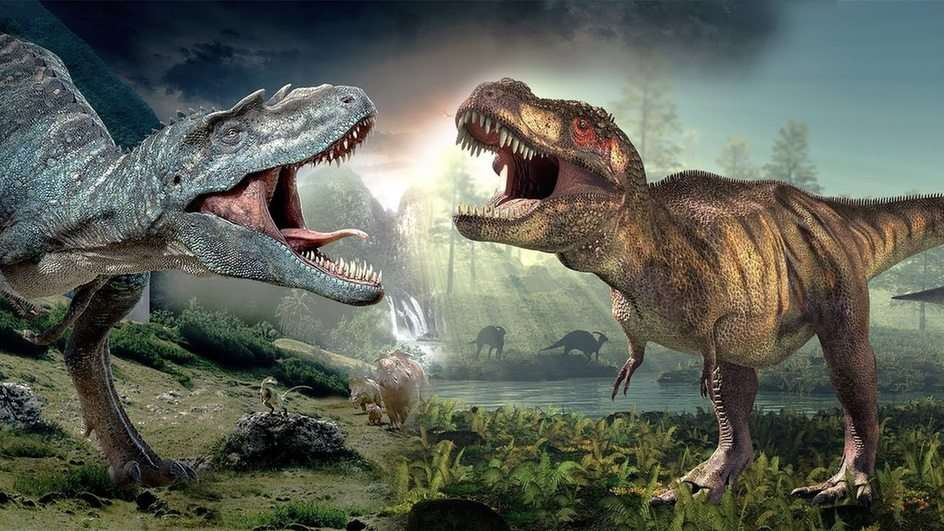 dinosaurie pussel online från foto