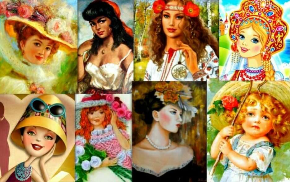 Pretty girls puzzle online from photo