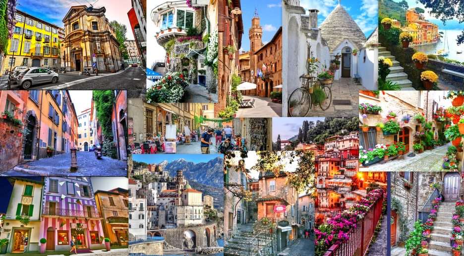 όμορφα ιταλικά μέρη παζλ online από φωτογραφία