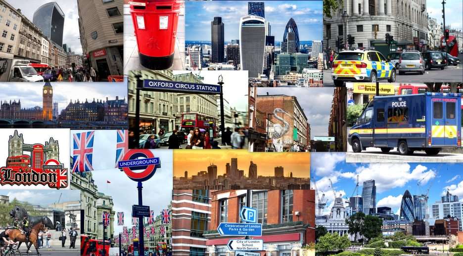 Collage de Londres puzzle