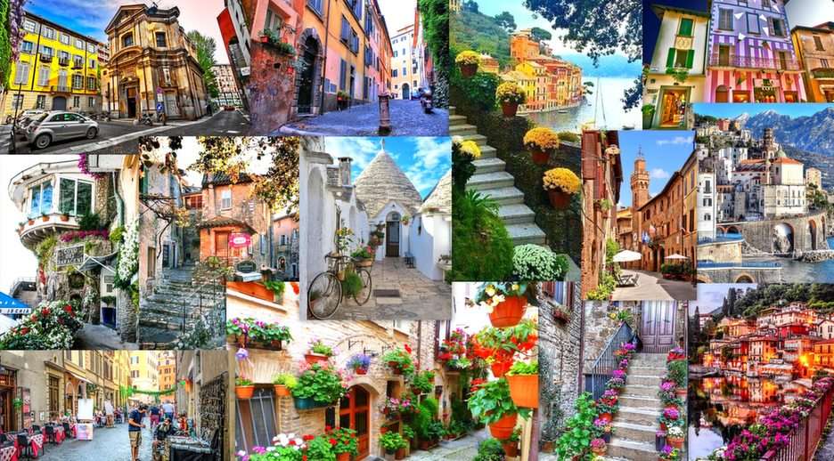 Италиански алеи онлайн пъзел от снимка