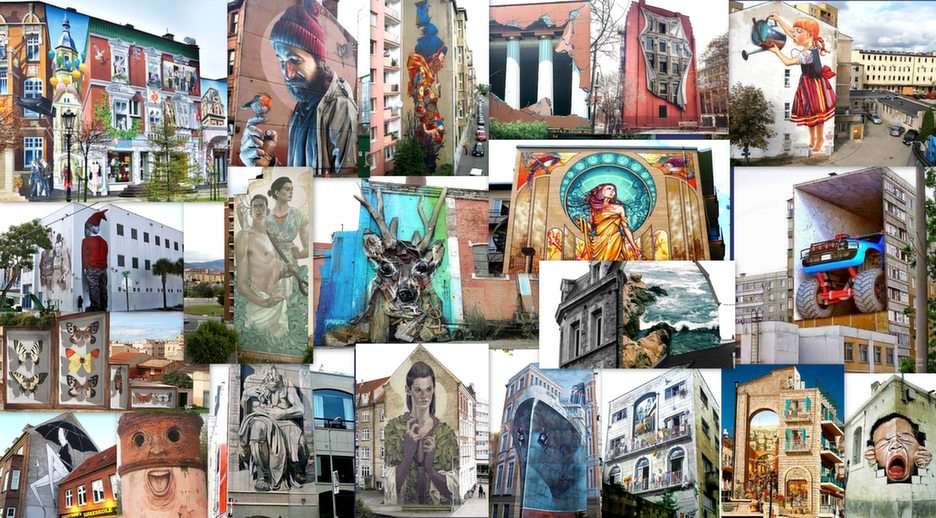 amazing graffiti puzzle online from photo