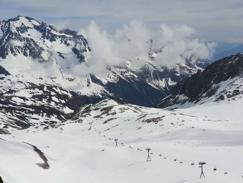 Glaciar de Stubai rompecabezas en línea