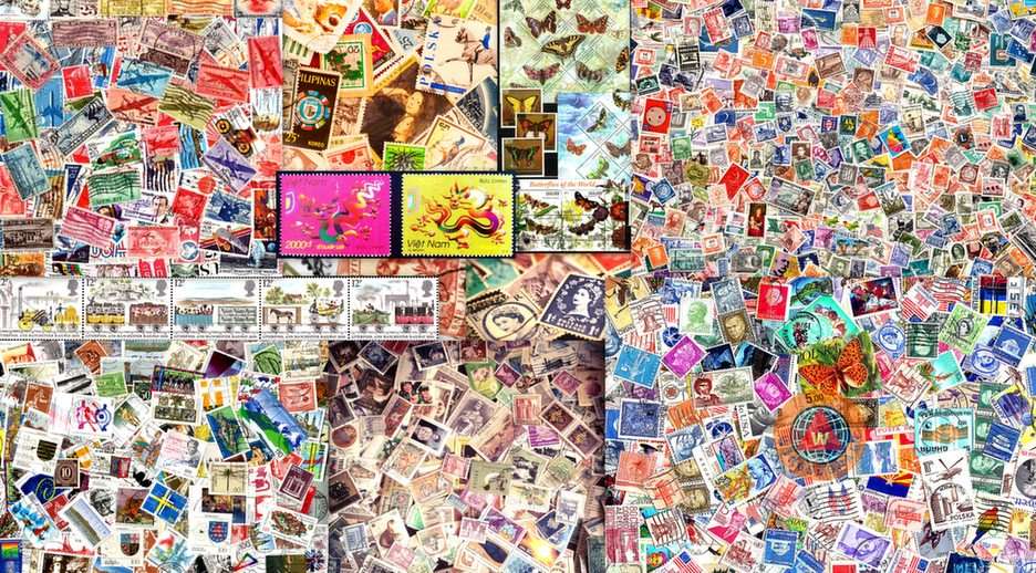 timbre puzzle online din fotografie