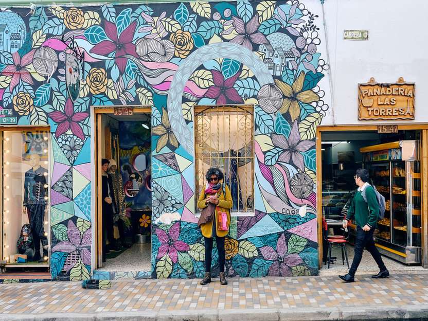 Bogotá ciudad puzzle online a partir de foto