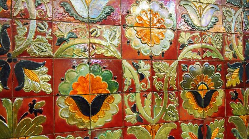 Kiev - mosaico na estação de metrô Khreshchatyk puzzle online