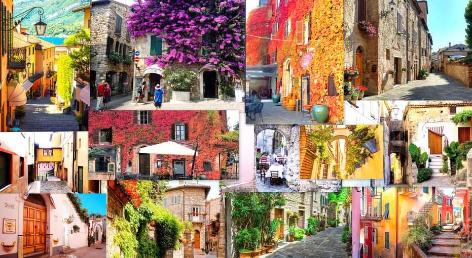 Италиански алеи онлайн пъзел от снимка
