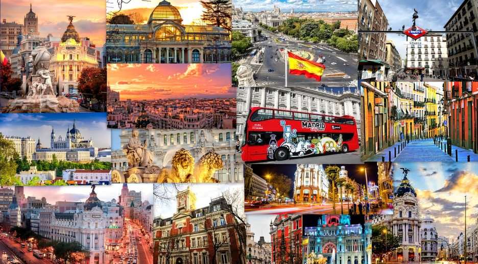 Madrid-Collage Online-Puzzle
