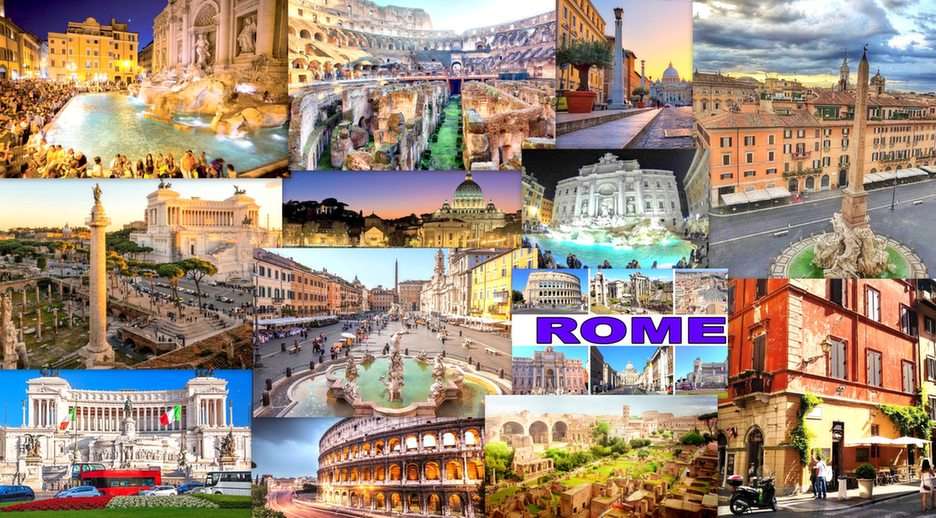 Řím online puzzle