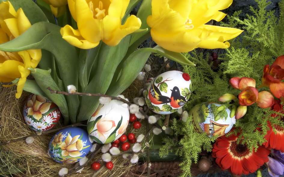 Ostern puzzle online from photo