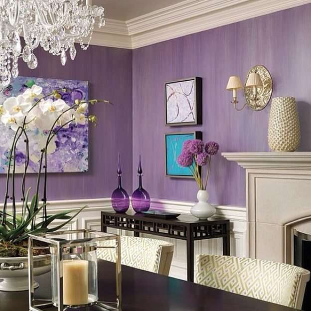 Chambre violette puzzle en ligne