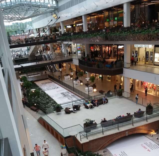 Köpcentrum pussel online från foto