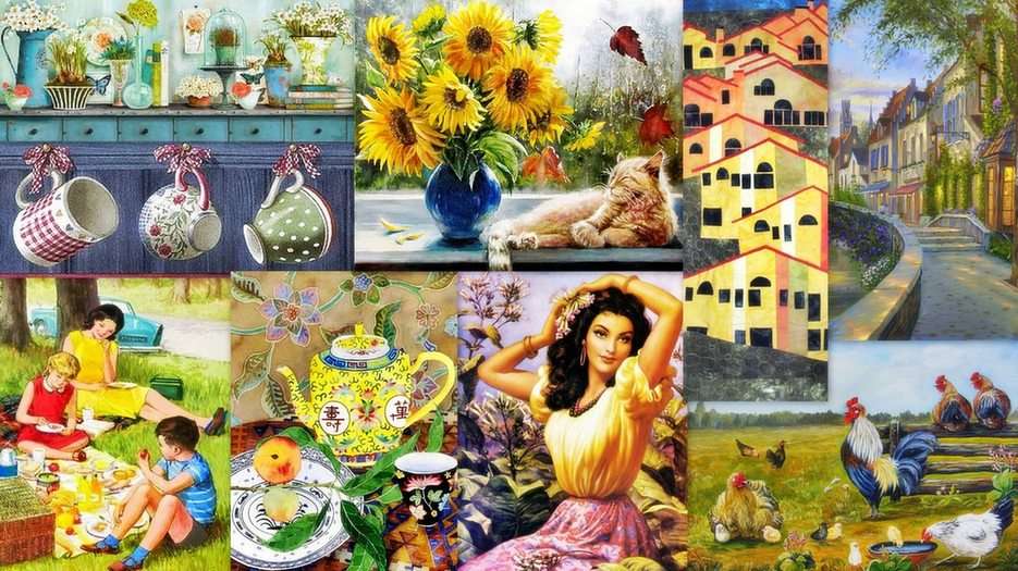 Painting online puzzle