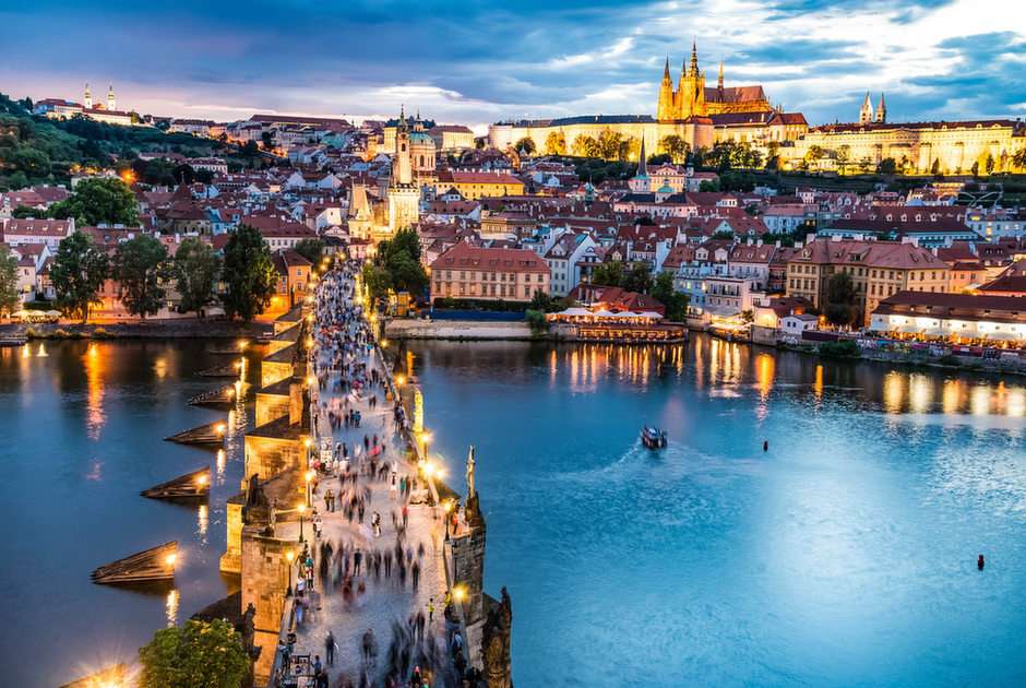 Praag puzzle online from photo