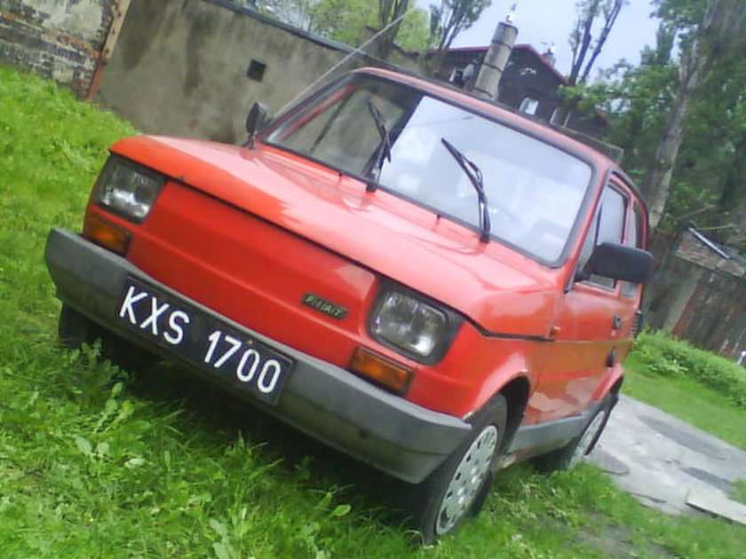 fiat 126p puzzle online from photo