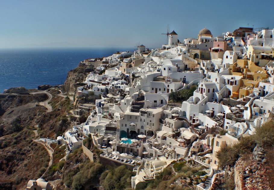Oia, Santorini puzzle online from photo