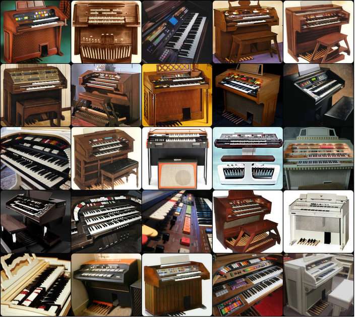 Vintage orgelpuzzel online puzzel