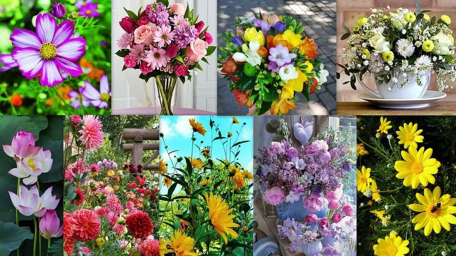 Цветя онлайн пъзел от снимка