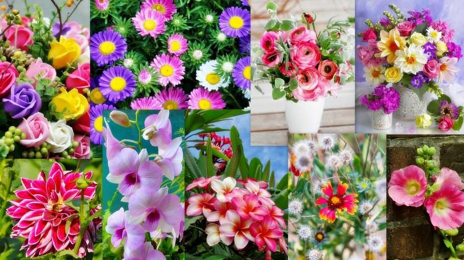 Bloemen online puzzel