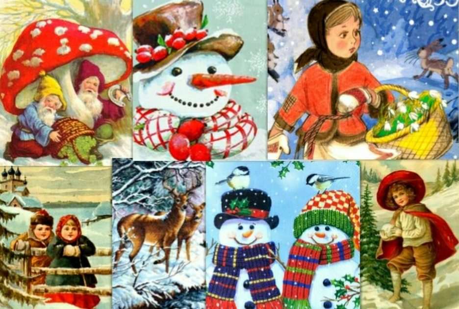 Puzzle-uri de iarnă se amestecă puzzle online