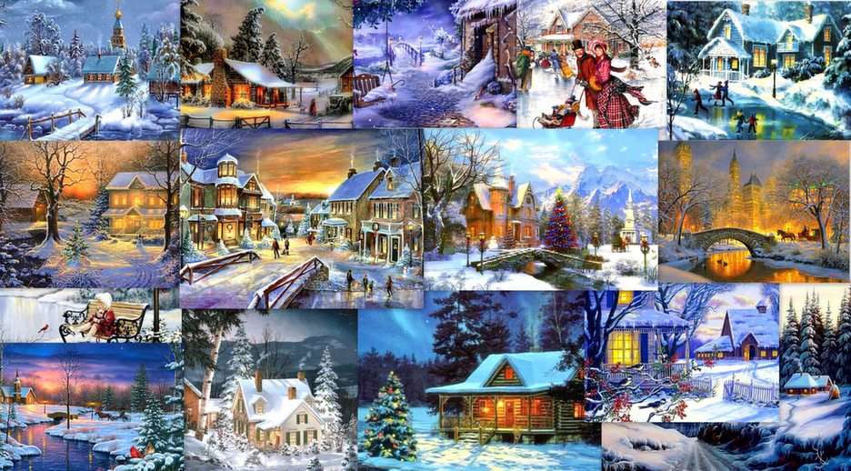 fairy-tale festive winter puzzle online from photo