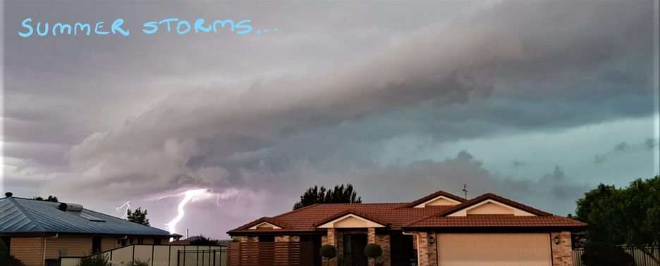 Zomermiddagstorm, Darling Downs, Queensland puzzel online van foto
