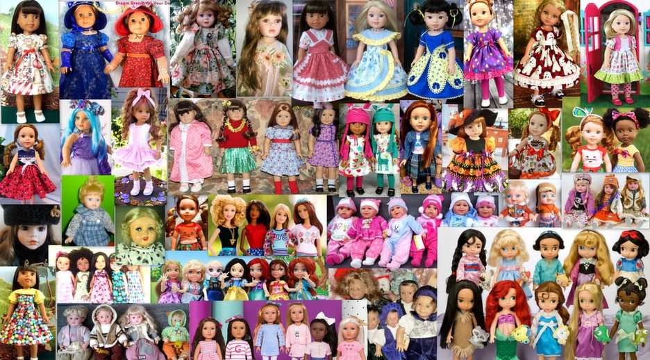 dolls puzzle online from photo