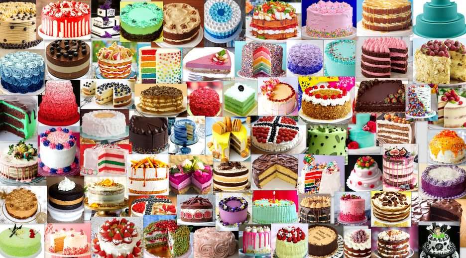 cakes puzzle online from photo