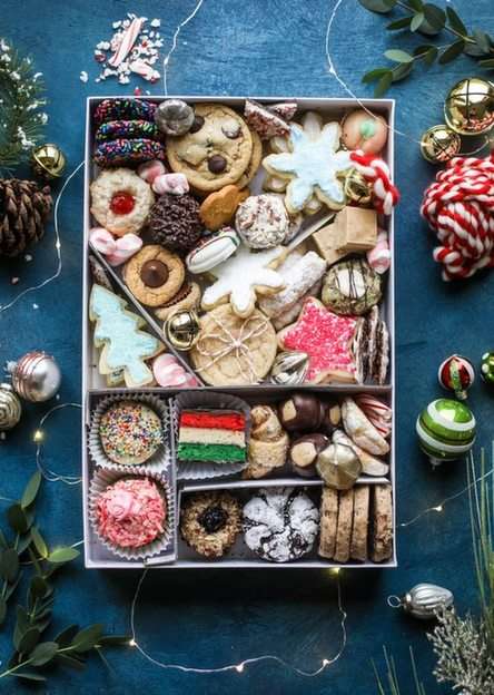 Χριστουγεννιάτικα μπισκότα online παζλ
