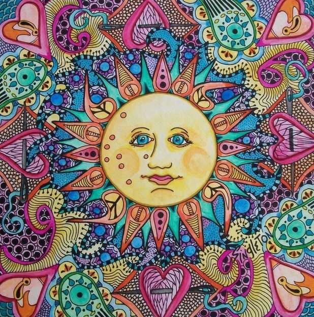 Folk Sun puzzle online