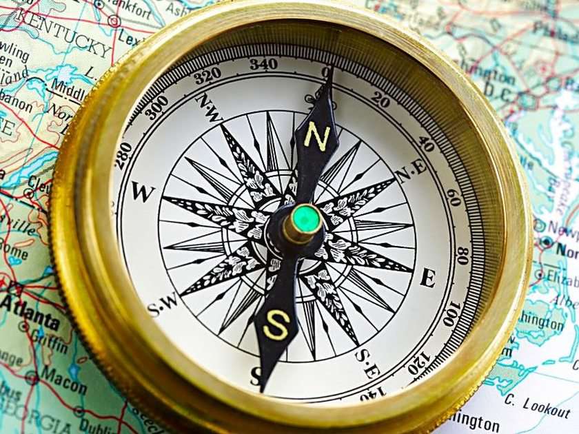 Kompass Online-Puzzle vom Foto