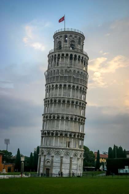 Šikmá věž v Pise puzzle online z fotografie