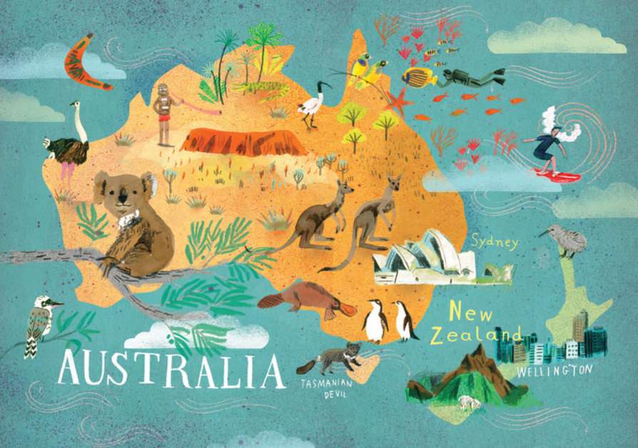 Australië 1 puzzel online van foto