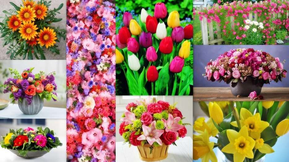 Blommor pussel online från foto