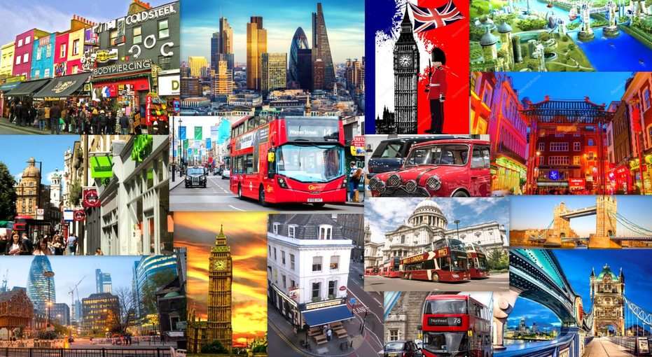 Londen collage puzzel online