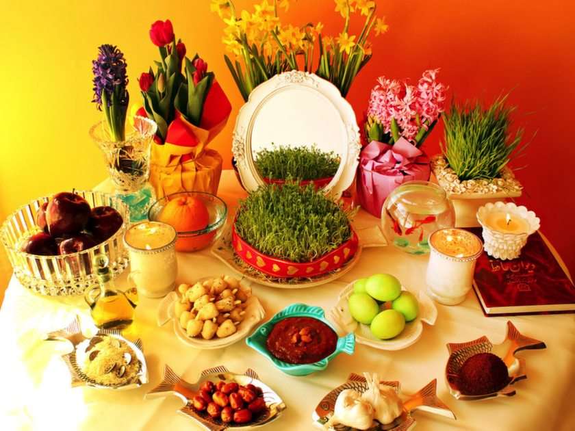 Персийска Нова година онлайн пъзел от снимка