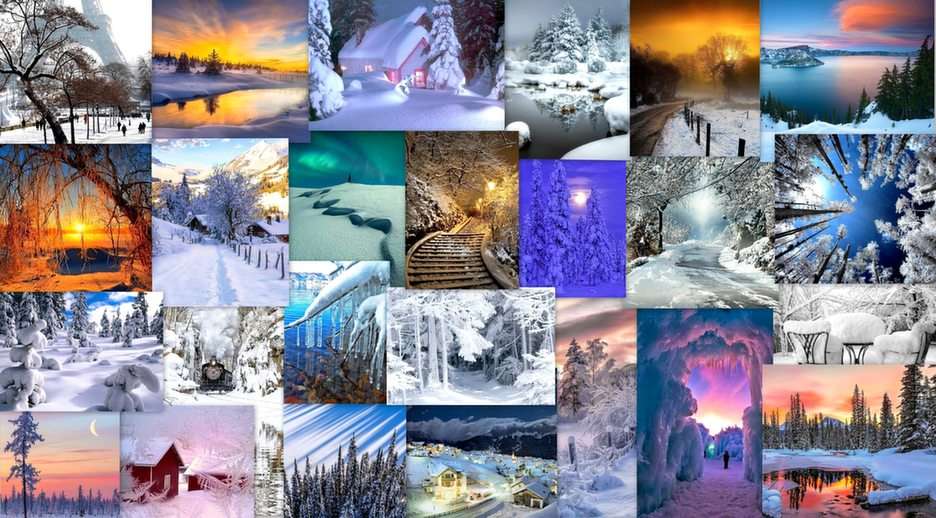 os últimos encantos do inverno puzzle online