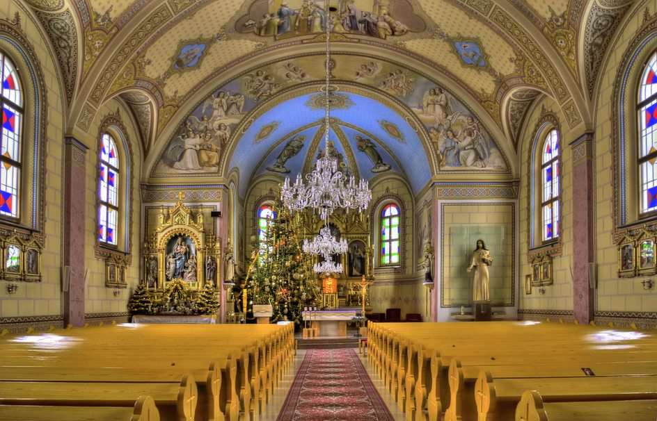 Kostol Krivá 2, Словакия онлайн пъзел от снимка