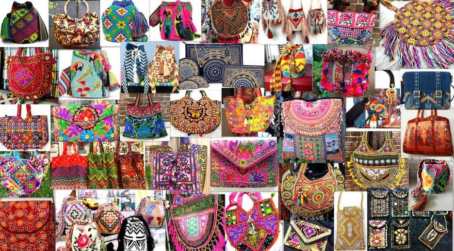 exotic bags puzzle online from photo