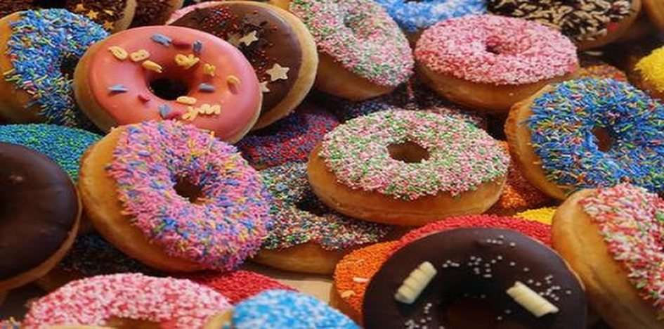 Donutpåse pussel online från foto