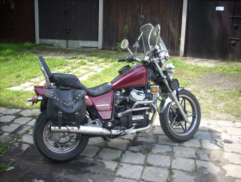 Honda CX 650 puzzle online from photo