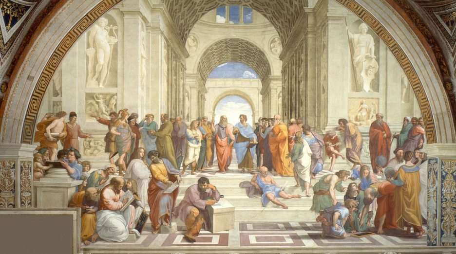 The School of Athens puzzle online from photo
