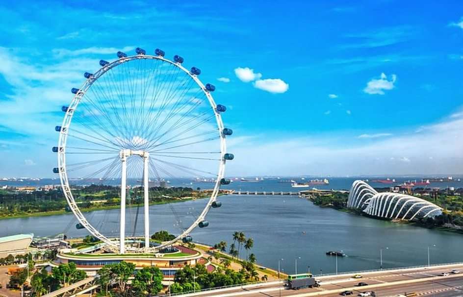 singapore pussel online från foto
