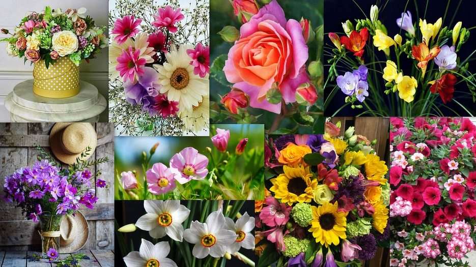 Λουλούδια παζλ online από φωτογραφία