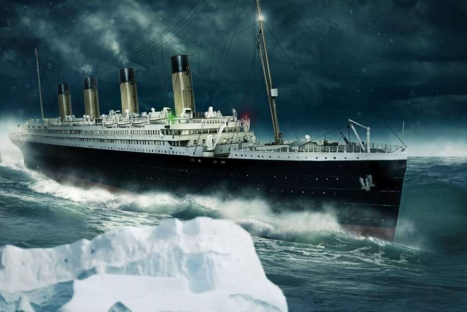 Titanic pussel online från foto