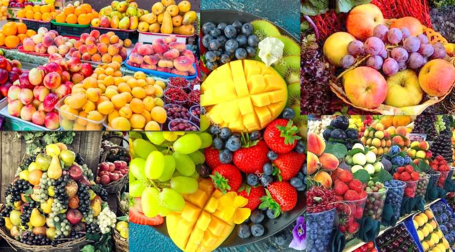 frukt pussel online från foto