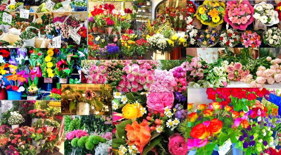Virágüzletek puzzle online fotóról