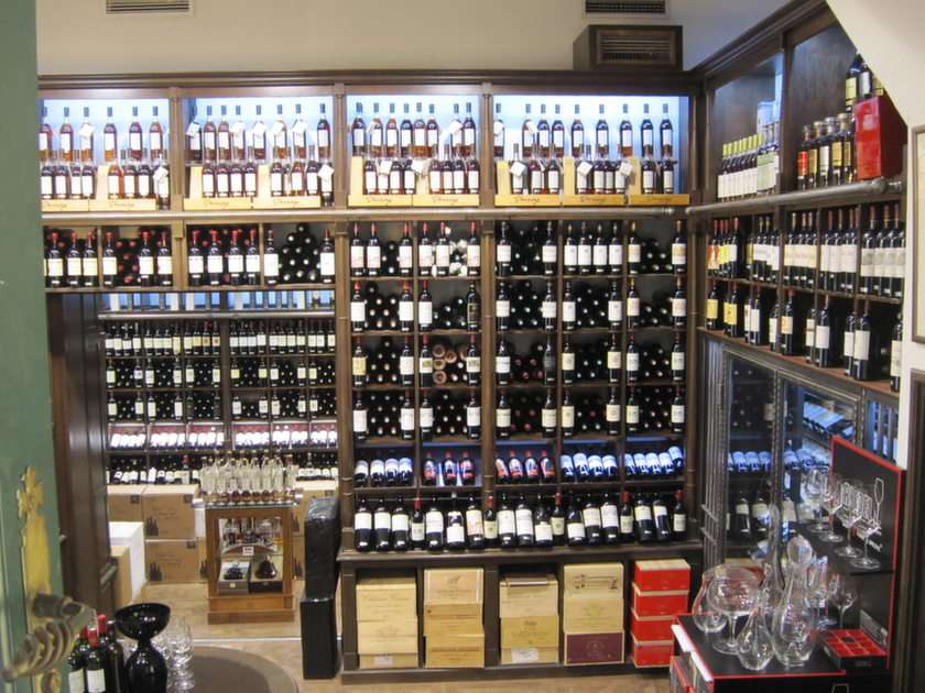 Vendeur de vin puzzle en ligne à partir d'une photo