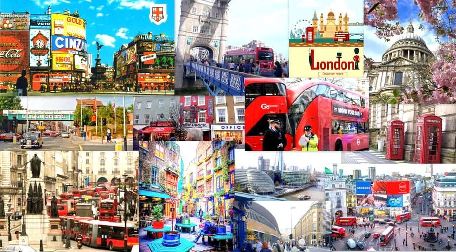 collage londinese puzzle online